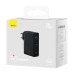 Baseus GaN5 Pro 140W Power Adapter (2 Type-C  /  1 USB) + Type-C to Type-C Cable (Black) CCGP100201